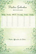 Wochenplaner Positive Gedanken – Digitaler Download (PDF))*