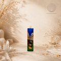 Earth & Ocean – Handgefertigter Resin Anhänger mit Naturmaterialien & Lederkette | Unikat