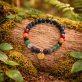 Handgefertigtes Edelsteinarmband – Chakra Armband mit Lapislazuli, Amethyst & Aventurin | Individuell gefertigt- by Soulversum