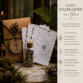 Kleine Waldgärten im Glas – Nachhaltiges Saatpapier Geschenkset mit Wildblumensamen