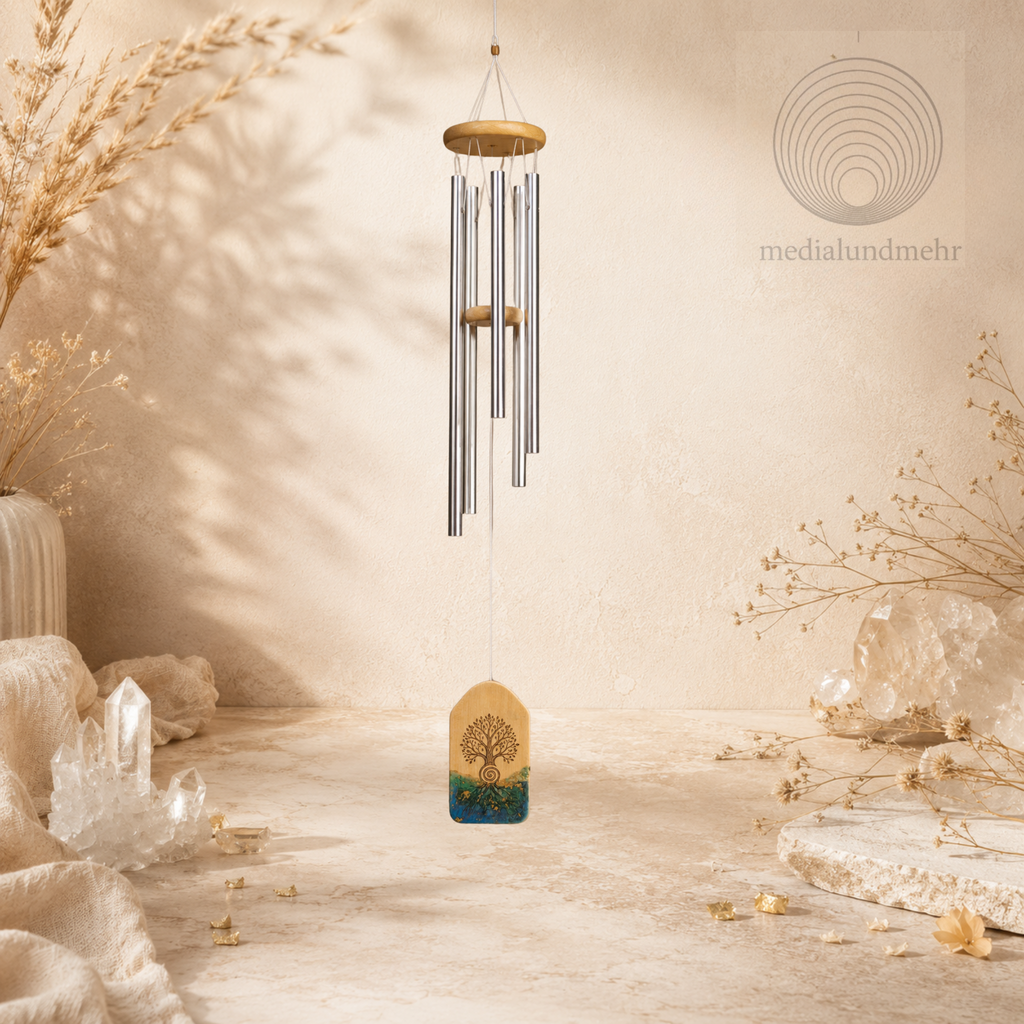 Baum des Lebens Windspiel – Spirituelles Klangspiel für Indoor & Meditation